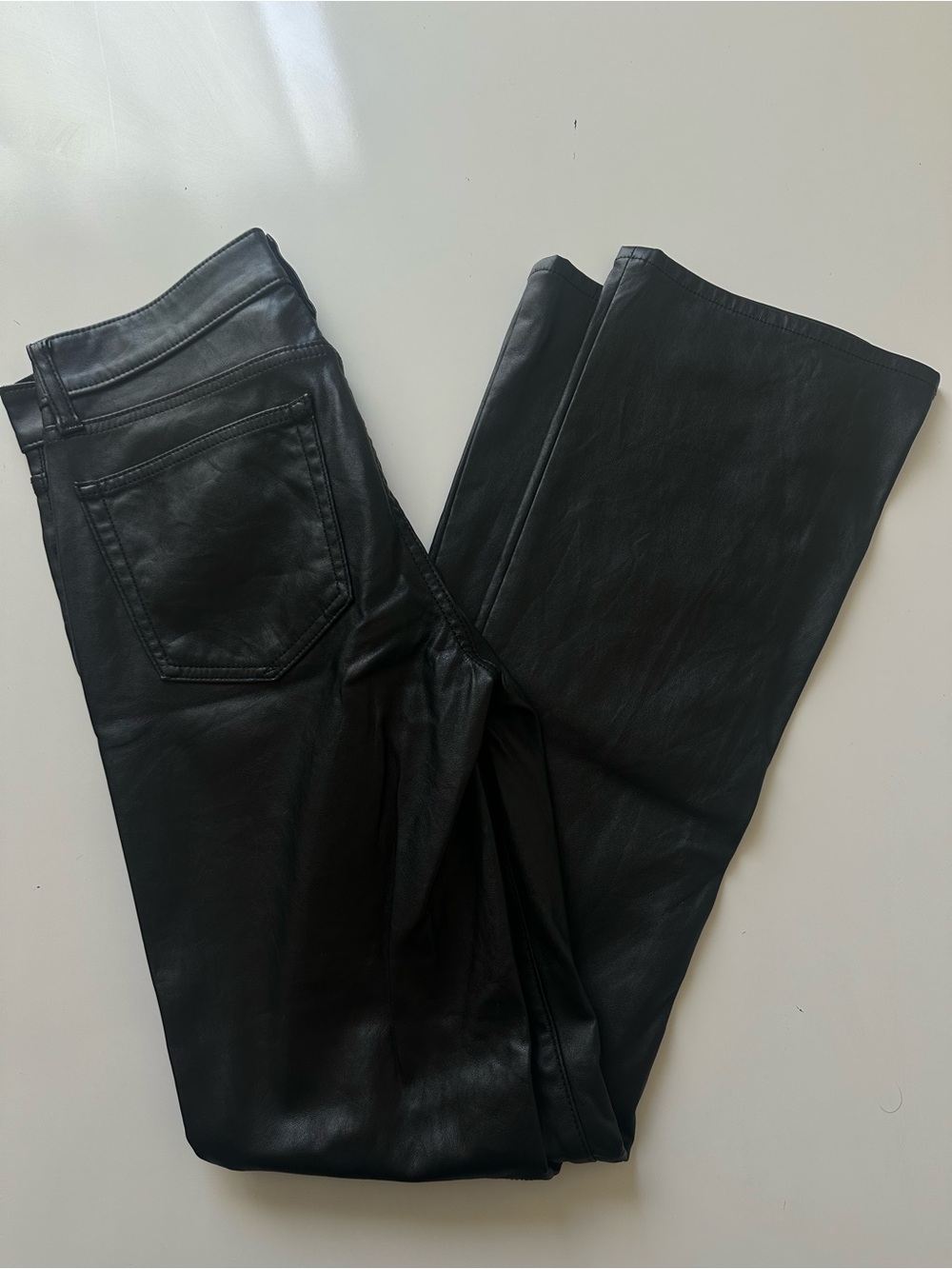 GAP Women’s Black Skinny Faux Leather Jeans